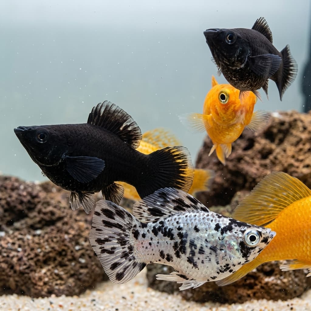 Ballon Molly Mix (Poecilia latipinna) aquariumvis
