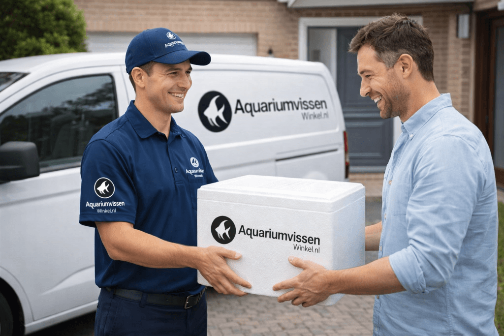 Bezorging van jouw vissen & aquariumplanten